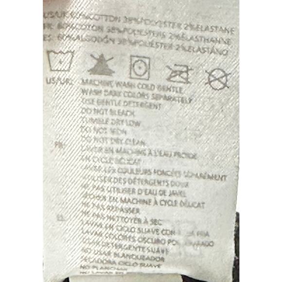 Fox Hoodie Women Size M Black Waffle Knit Long Sleeve Minimalist Loungewear - Picture 7 of 7